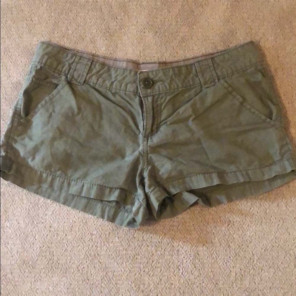 Hunter green shorts